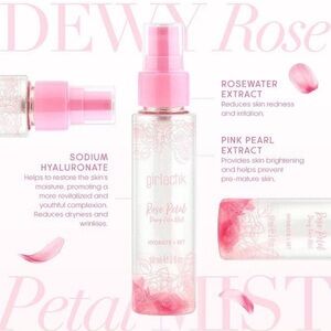 NEW Girlactik Dewy Rose Petal Face Mist